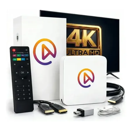 Tv Box Uni V10 4k Versao  Branco 2027 Padrão Lançamento Branco