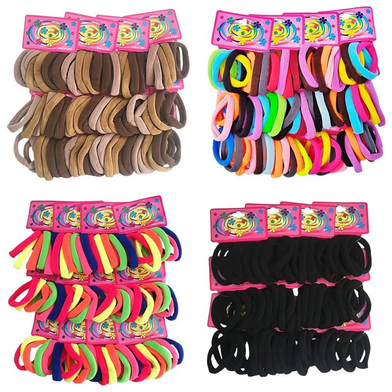 Kit 72 Unidades Xuxinhas Elásticas Para Cabelo Feminino – Rabicós Resistentes e Confortáveis