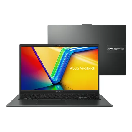 Notebook Asus Vivobook Go 15 Amd Ryzen 5 7520u 8gb 512gb Ssd Keepos Tela 15,6  Fhd Mixed Black - E1504fa-nj732