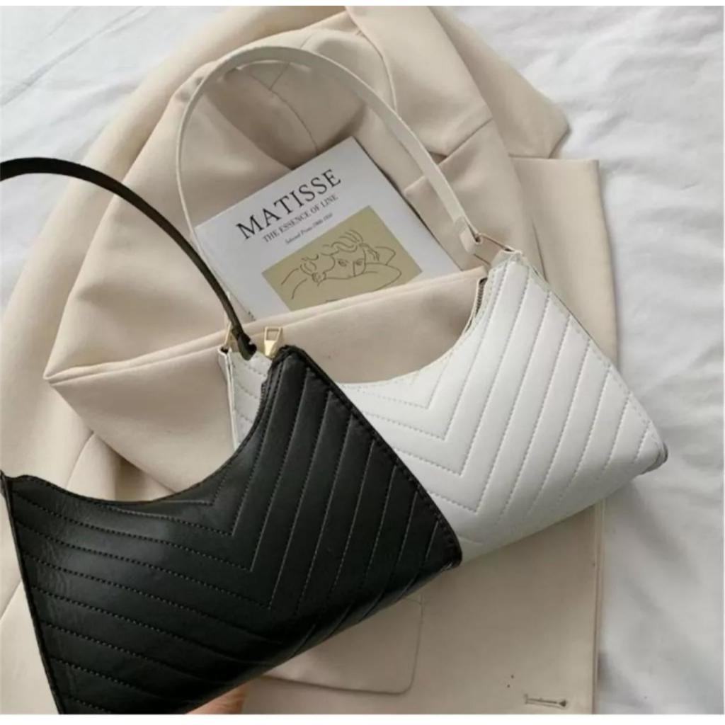 Kit 2 Bolsas V Baguete Feminina Bolsa V Estilo Luxo Feminina Moderna e Sofisticada