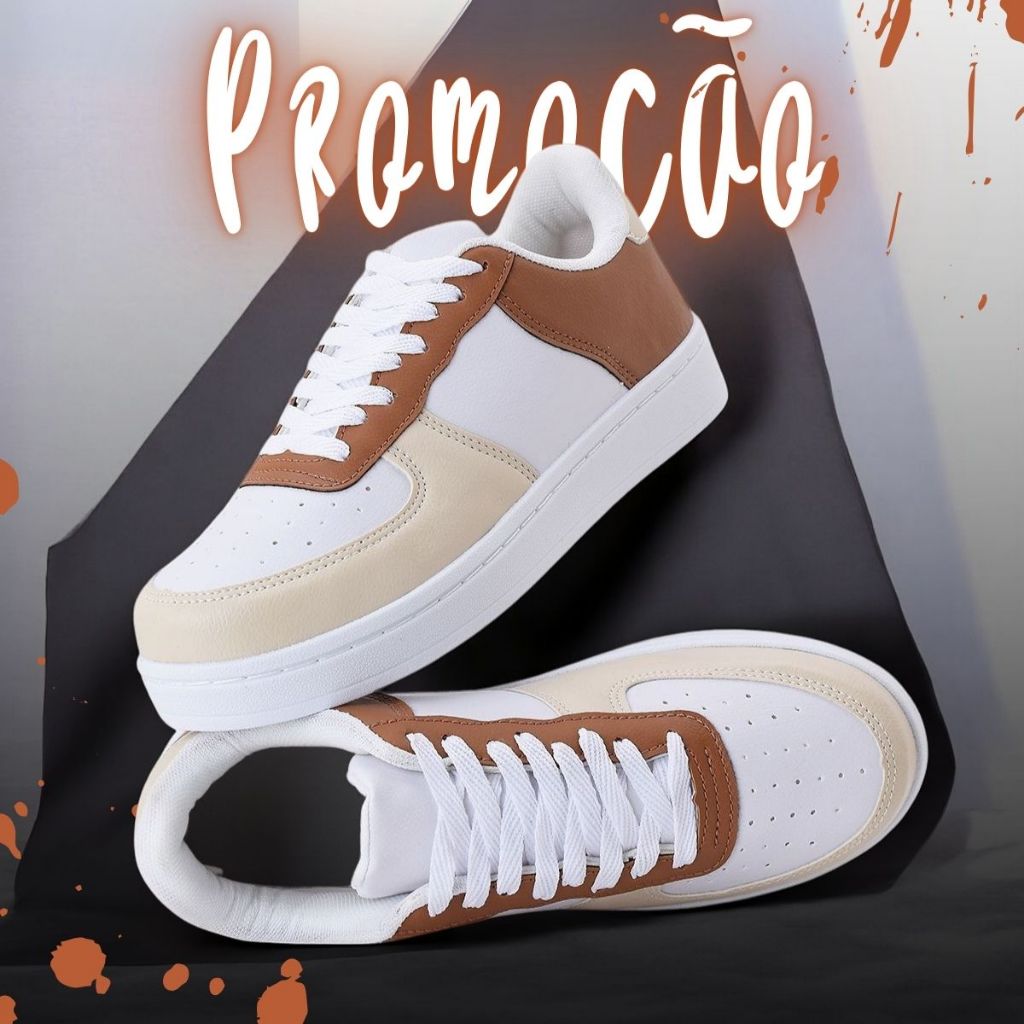 Tênis Feminino e Masculino Casual - Design Único e Confortável - Do 33 ao 43 - Oferta Relâmpago
