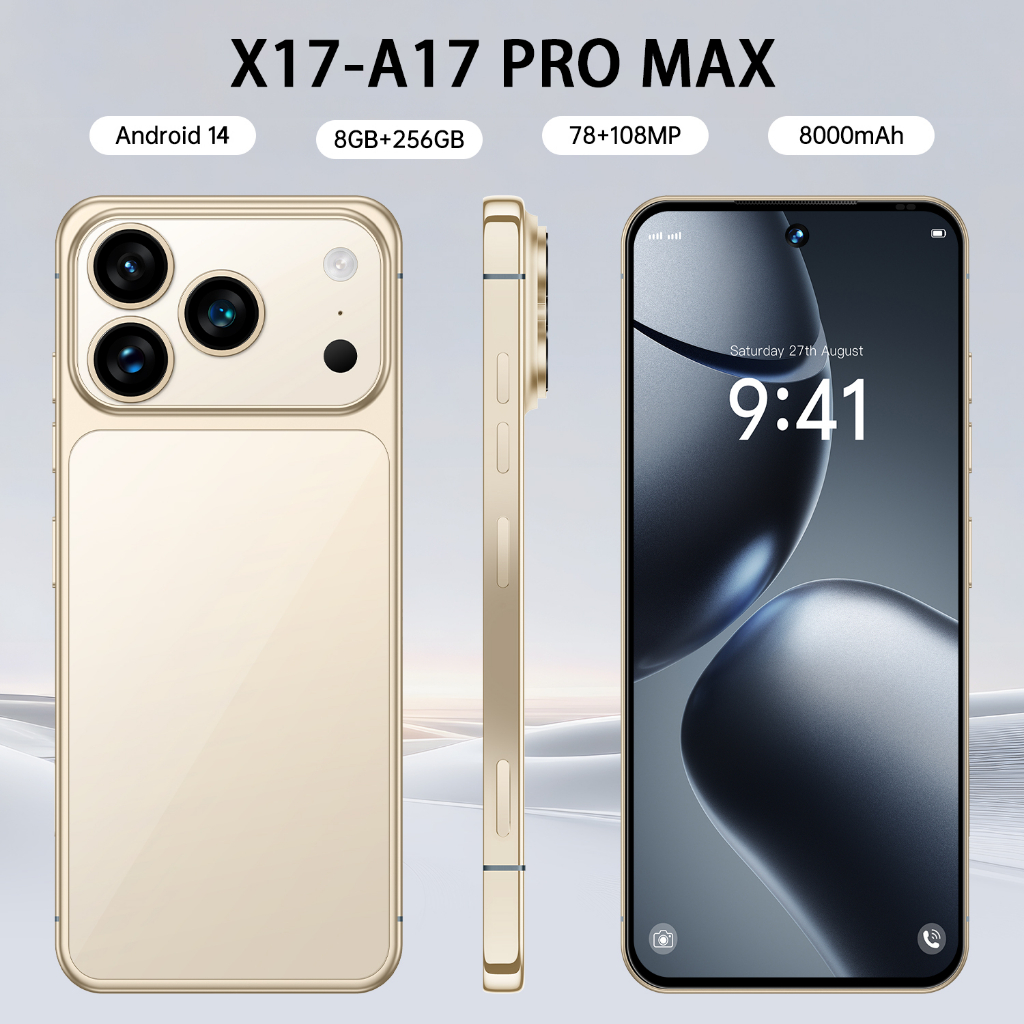 New6.7 Polegadas Tela 4G/5G Rede Smartphone 8 Gb RAM + 256 Tb ROM 5000mAh Bateria Cartão Duplo WiFi