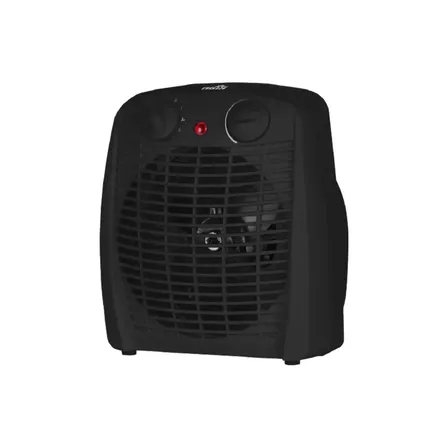 Aquecedor Elétrico 2 Em 1 Kian Preto 1500w Aq100 2 Níveis De Aquecimento + Ventilação 127v