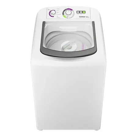 Máquina De Lavar Consul 10 Kg Dosagem Econômica - Cwb10bb Branca 127v Branco