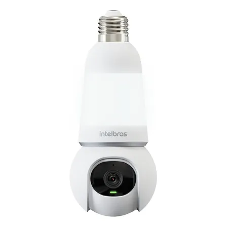 Câmera Lâmpada Intelbras Im6 Full Color 3mp 360 Wifi Interna Cor Branco