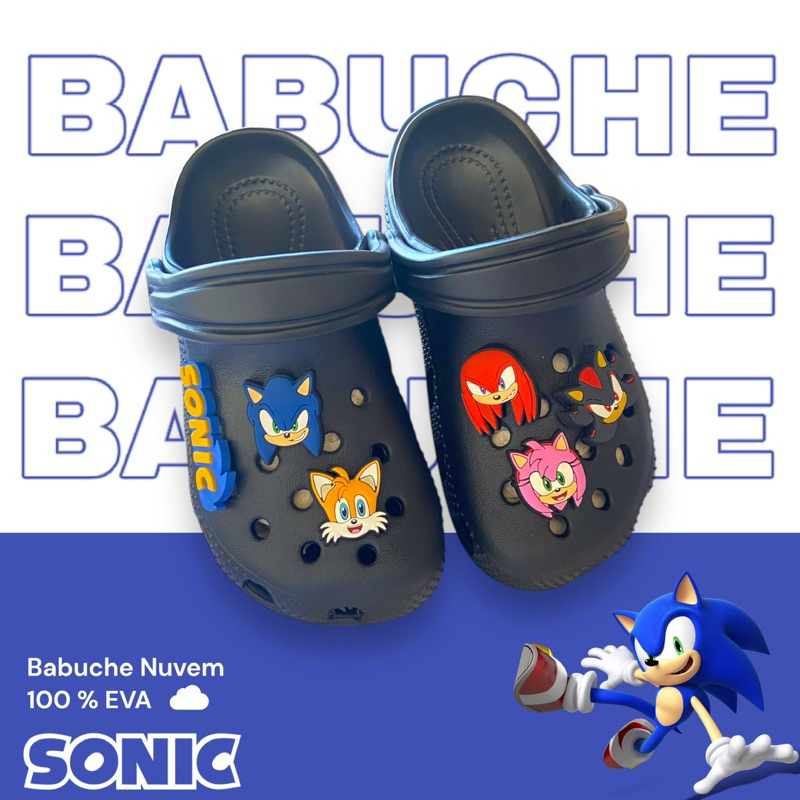 Babuche infantil SONIC , Super macia e confortável! LANÇAMENTO