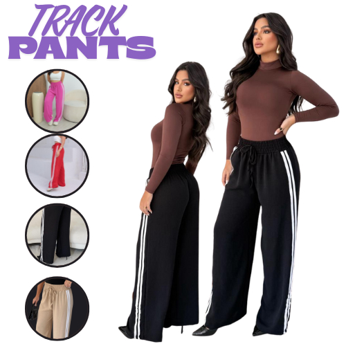 Calça Pantalona duna com listras laterias TrackPants