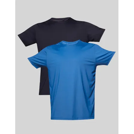 Kit 2 Camisetas Básicas Manga Curta Masculina Mash Pt00/az03 Lisa G