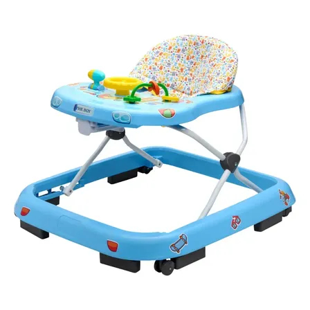 Andador Infantil Musical Para Bebê Quick Maxi Baby Azul