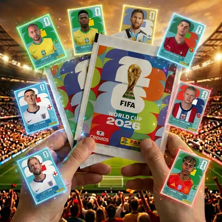 Kit Com 100 Envelopes Lacrados Para Colecionar Figurinhas Da Copa Do Mundo Fifa 2026 Panini Copa Do Mundo 2026