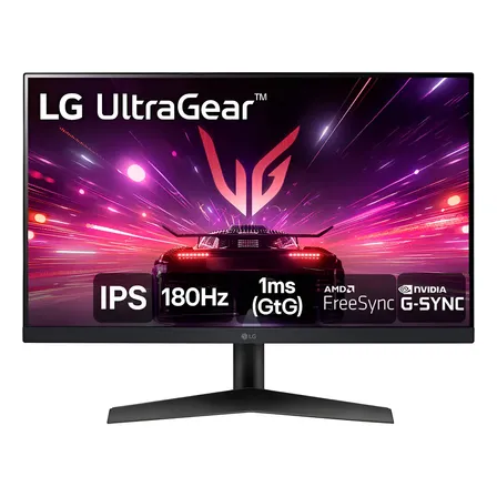 Monitor Gamer LG Ultragear 24 180hz 1ms Full Hd Ips Bivolt Preto 127/220v