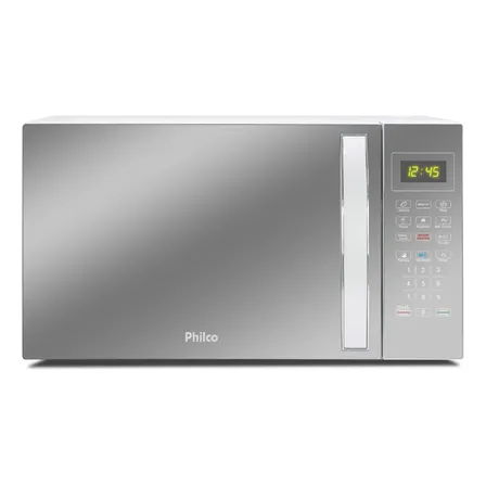 Micro-ondas 33l Philco Espelhado/branco 1400w 127v Pmo38e