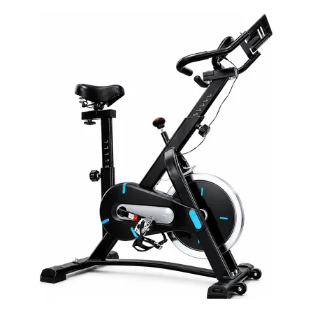 Bicicleta Ergométrica Spinning Profissional Fit Inercia 15kg Preto 1.2v