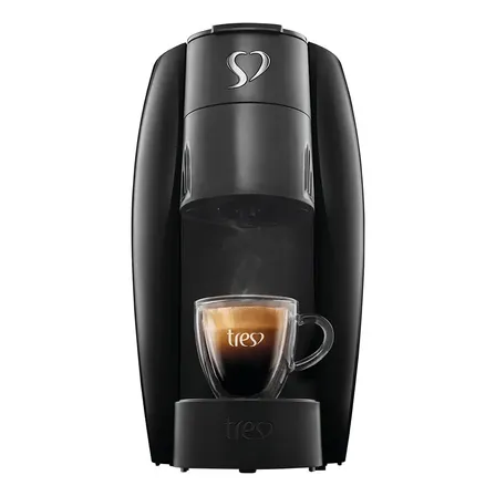 Cafeteira Tres Corações Lov Automática Preta-brilhante Cor Preto Preto Brilhante 220v