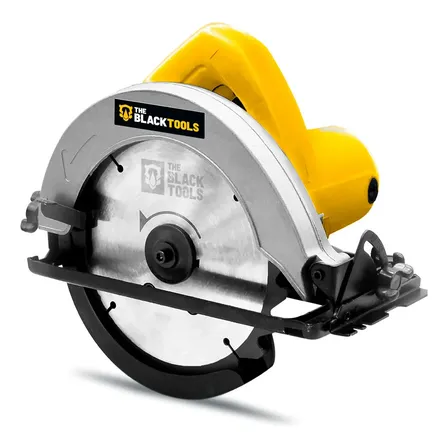 Serra Circular Profissional The Black Tools Btc1000 7.1/4 Pol. 185mm 1100w 50hz/60hz Com Disco Madeira