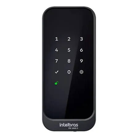 Fechadura Digital De Sobrepor Fd 1000 D Preta Intelbras