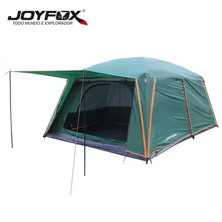 Joyfox Barraca Grande 15 Pessoas Impermeável 4000mm Família 420x305x200cm Dupla Camada Upf50+