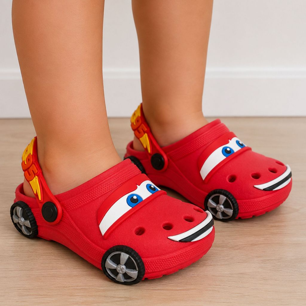 Babuche Masculino Infantil Carros Promoção Menino Criança Voltas As Aulas Compre Ja