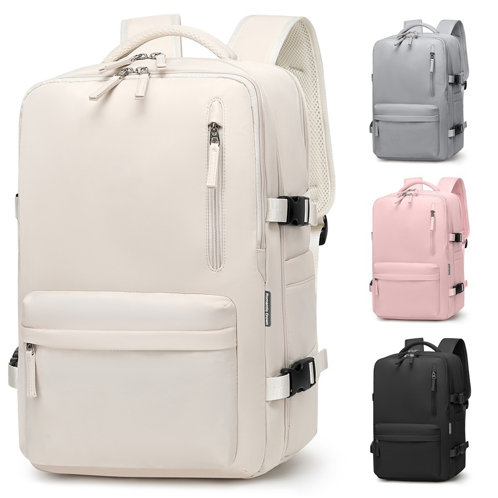 ROMANTIC CROWN Mochila Viagem Feminina Masculina Multifuncional Reforçada Impermeável Expansível, Notebook Antifurto USB