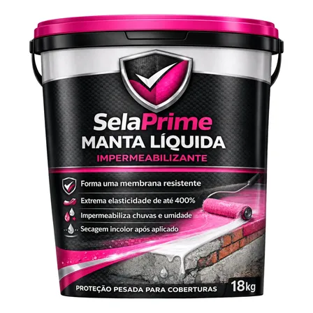 Manta Líquida 18kg Para Laje, Telhado E Parede Externa