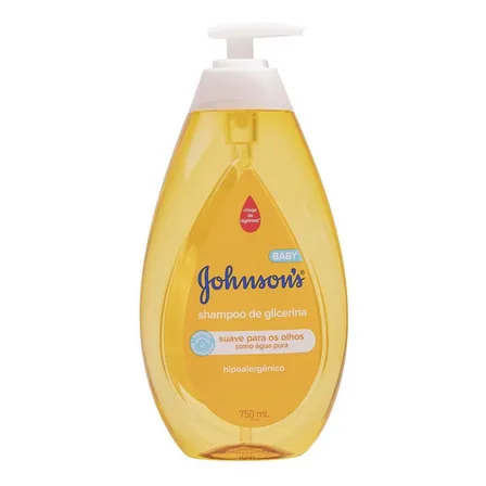 Shampoo Johnson's Baby Glicerina Hipoalergênico 750ml