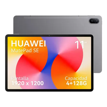HUAWEI MatePad SE 11 4GB+128GB Tablet,FullView Display,Bateria de grande capacidade,Cantinho das Crianças,Design de Corpo Único em Metal,Superbateria de 7700 mAh + 22.5W,Cinza Nebula